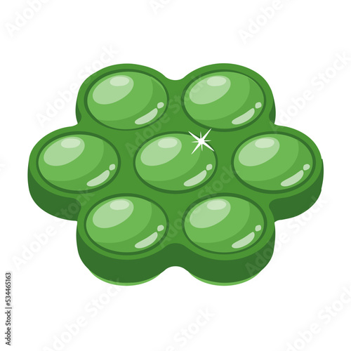 Yummy candy flat icon design 