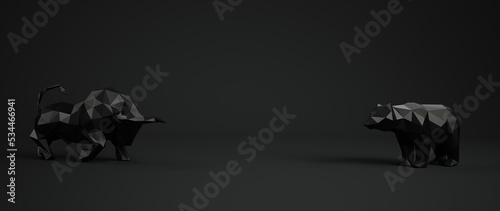 Tableau sur toile Banner für die Aktienbörse