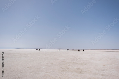 Lago de sal en Turquia
