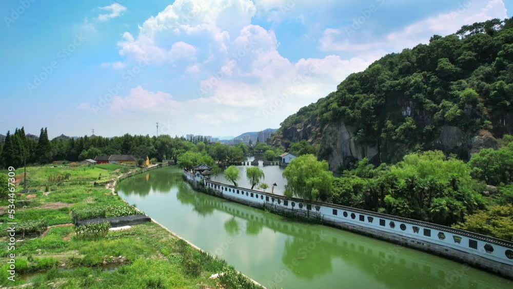 East Lake Scenic Area, Shaoxing, Zhejiang, China East Lake Scenic Area, Shaoxing, Zhejiang, China