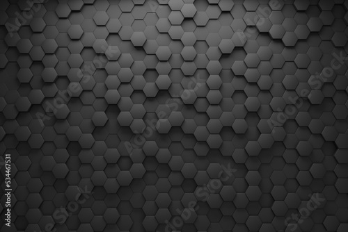 abstract background , black hexagon abstract background