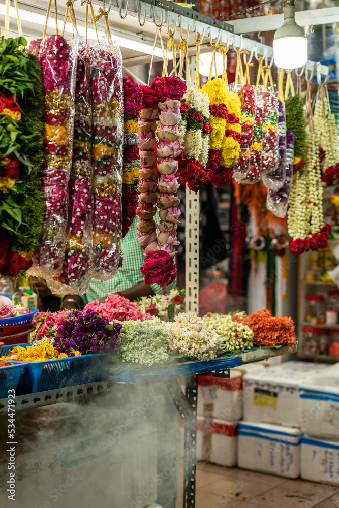 Fototapeta premium Flower necklaces in Singapore