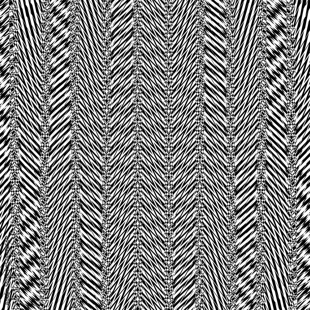 black and white stripes fabric texture