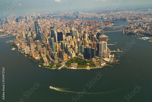 Helicopter flight over New York © Oleg Zhukov