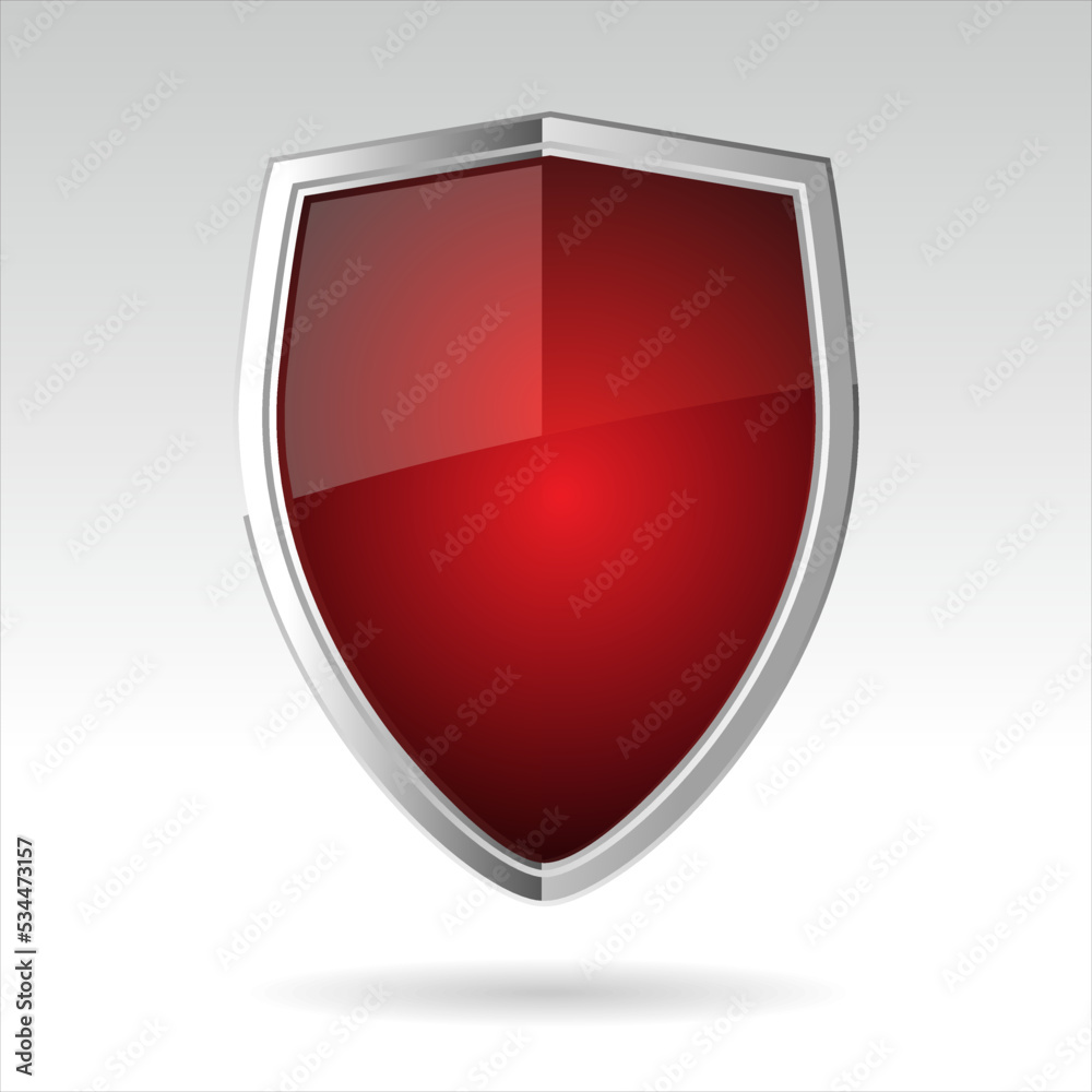 Protection shield concept security label safety badge icon Protection shield concept security label safety badge icon