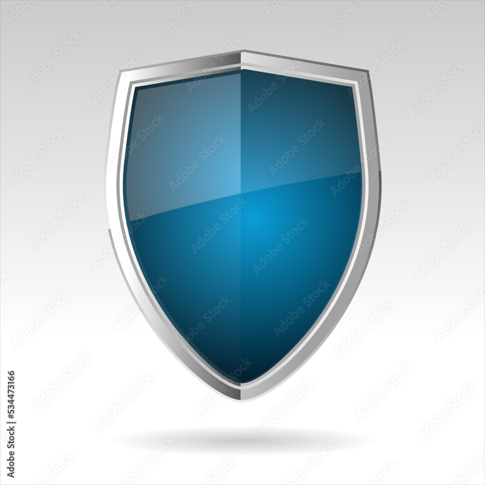 Protection shield concept security label safety badge icon Protection shield concept security label safety badge icon