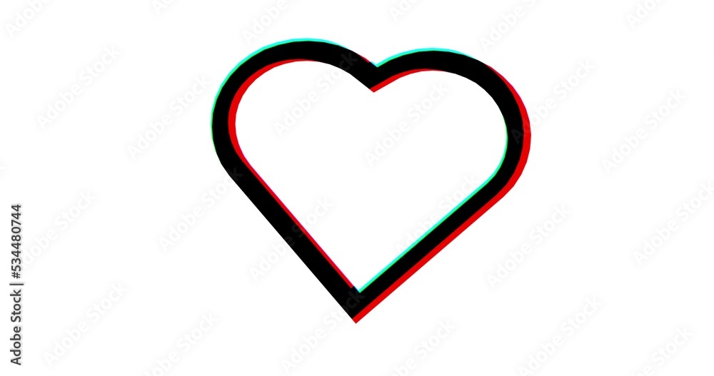 love heart valentine logo