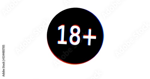 Free Download Under 18 sign warning symbol. Over 18 only censored. eighteen age older forbidden adult content - GFXLoad