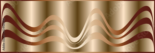 abstraction metal bronze waves background