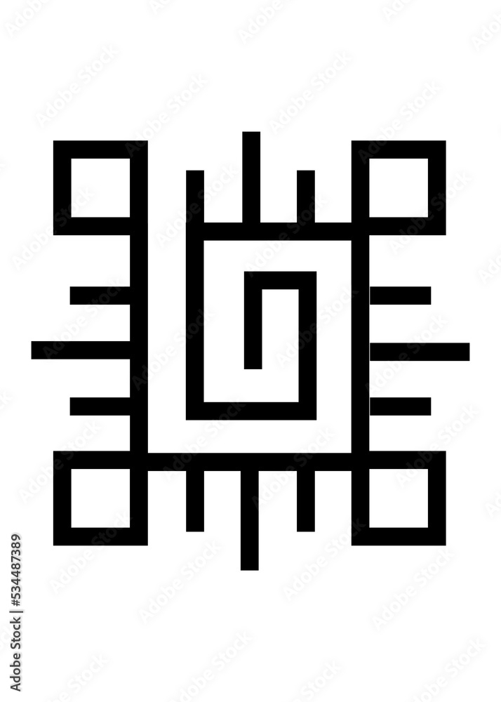 Ethic pattern with black lines. PNG with transparent background. Ethic pattern with black lines. PNG with transparent background.