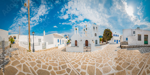 Fototapeta Naklejka Na Ścianę i Meble -  Marmara village in Paros, Greece.