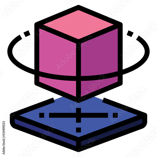 Augmented Filled Outline icon