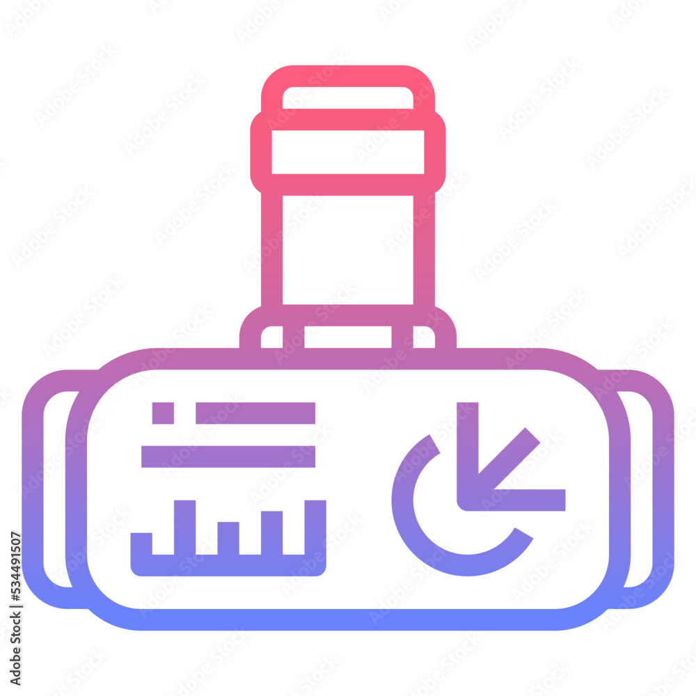 Ar line gradient icon Ar line gradient icon