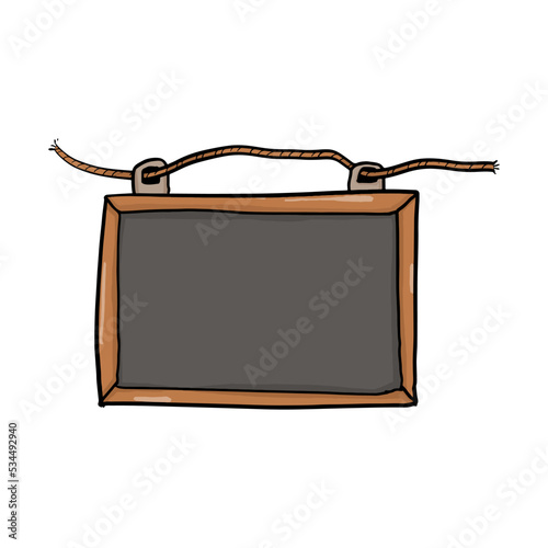 blank blackboard for background