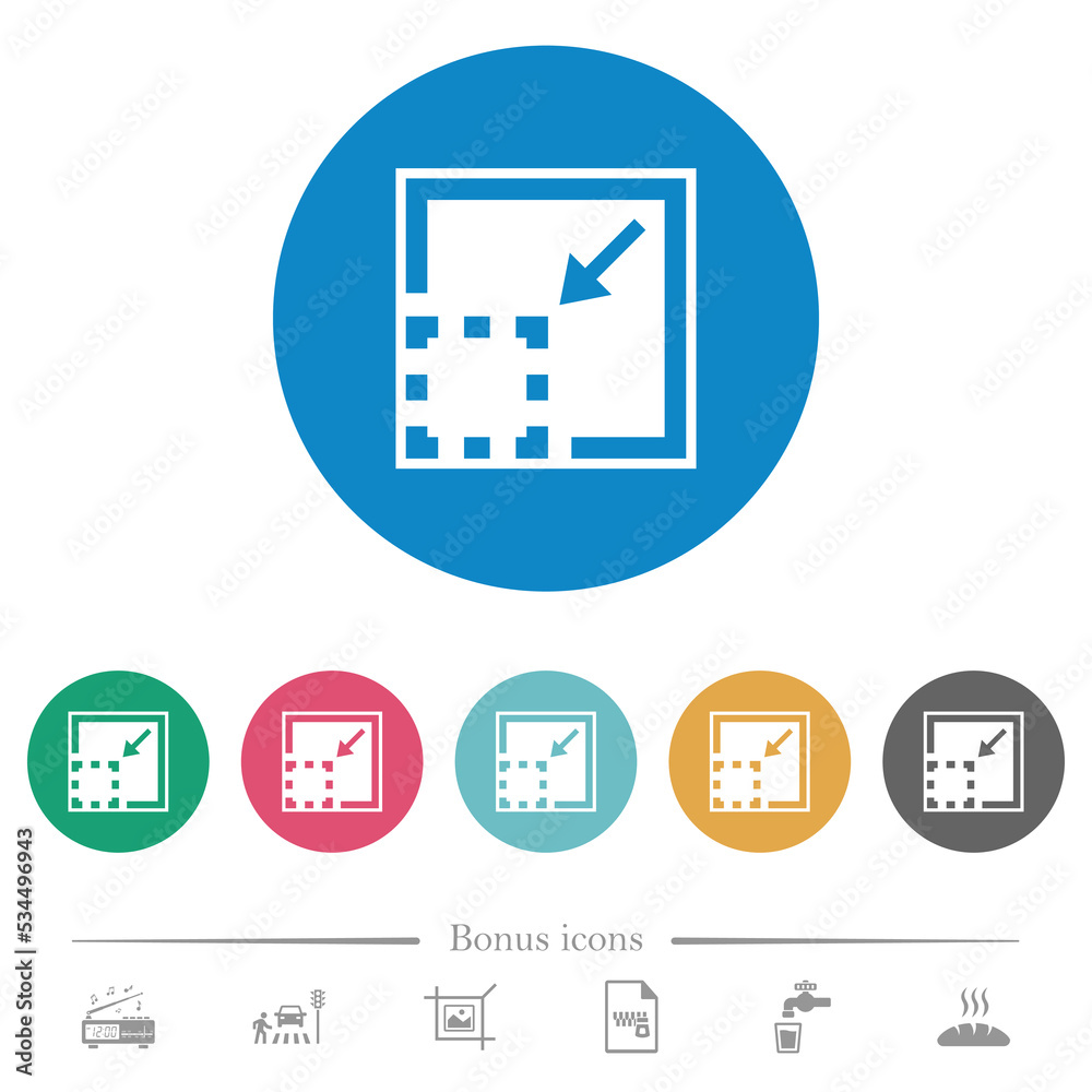 Minimize element solid flat round icons Minimize element solid flat round icons