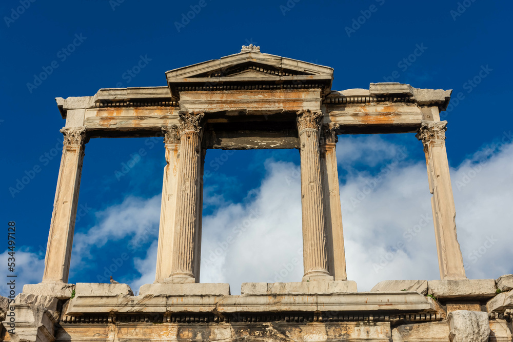 Hadrian Arch in Athens Greece