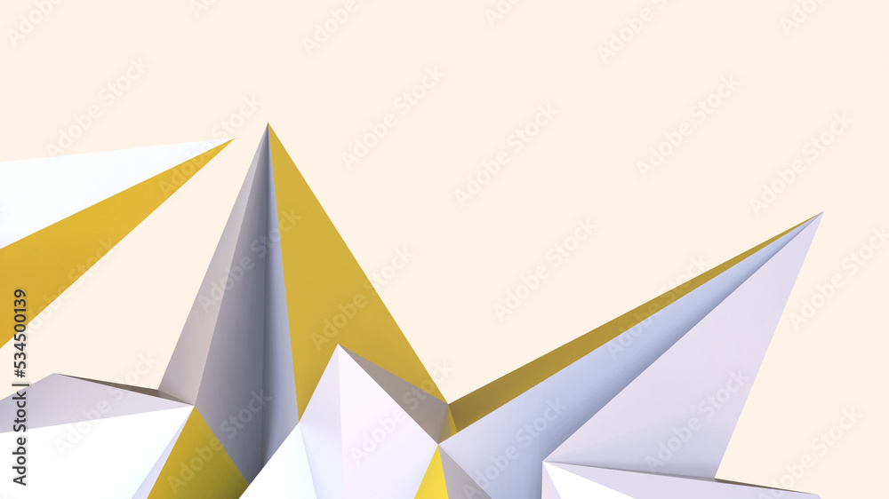 Abstract Background. Creative Business idea for different goals and Development concept. Technology Innovation digital design on yellow. copy space, Protection, Development, banner- 3d Rendering Abstract Background. Creative Business idea for different goals and Development concept. Technology Innovation digital design on yellow. copy space, Protection, Development, banner- 3d Rendering