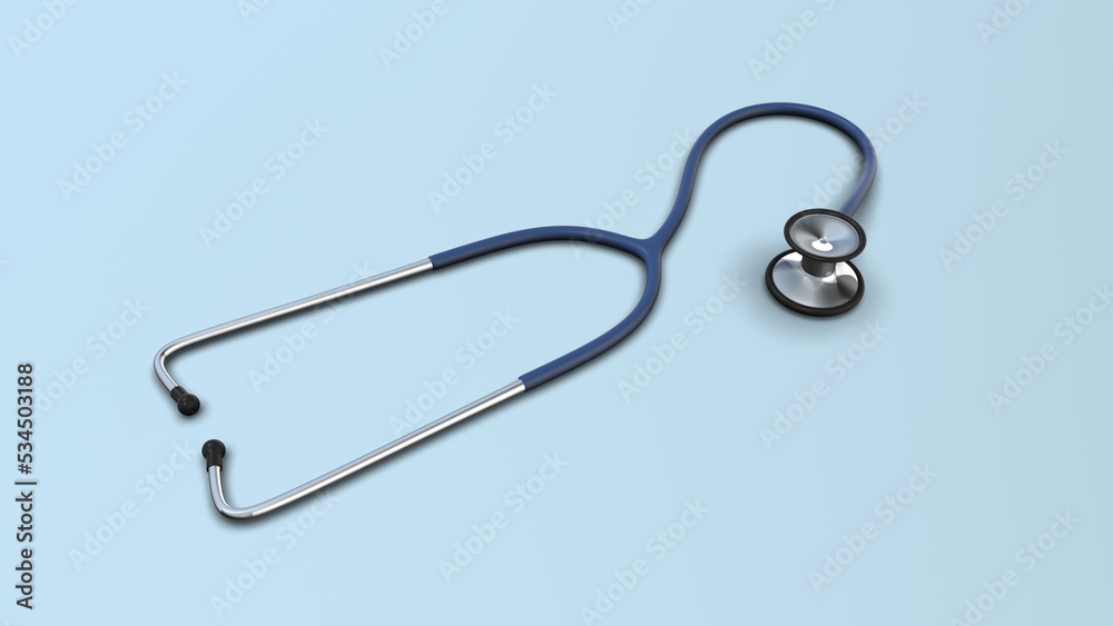 Stethoscope healthcare and medical 3d illustration Stethoscope healthcare and medical 3d illustration