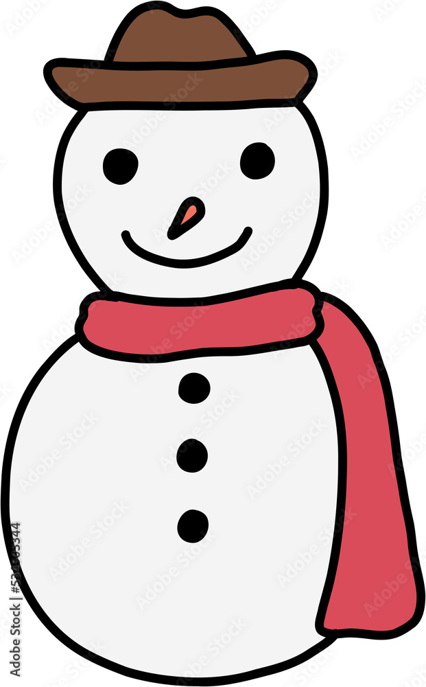 doodle freehand sketch drawing of a snowman. christmas festival concept. doodle freehand sketch drawing of a snowman. christmas festival concept.