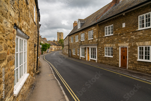 picturesque Abbotsbury village in Dorset on the Jurassic Coast of England