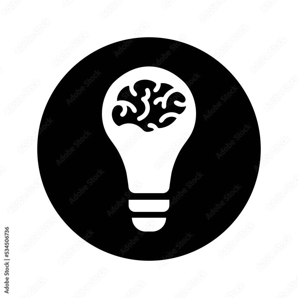 Brain, energy, power, battery icon Brain, energy, power, battery icon