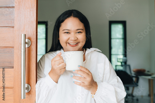 Portrait of young asian woman