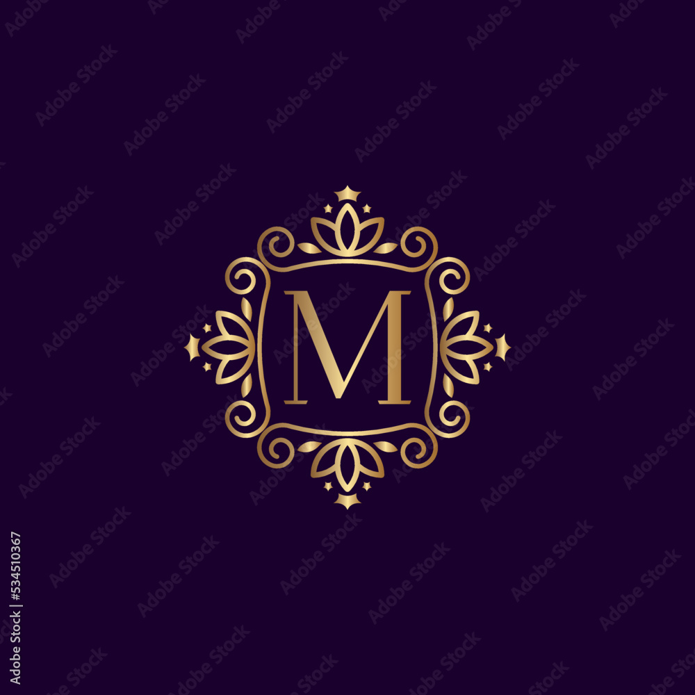 CROWN LETTER LEAF M CROWN LETTER LEAF M