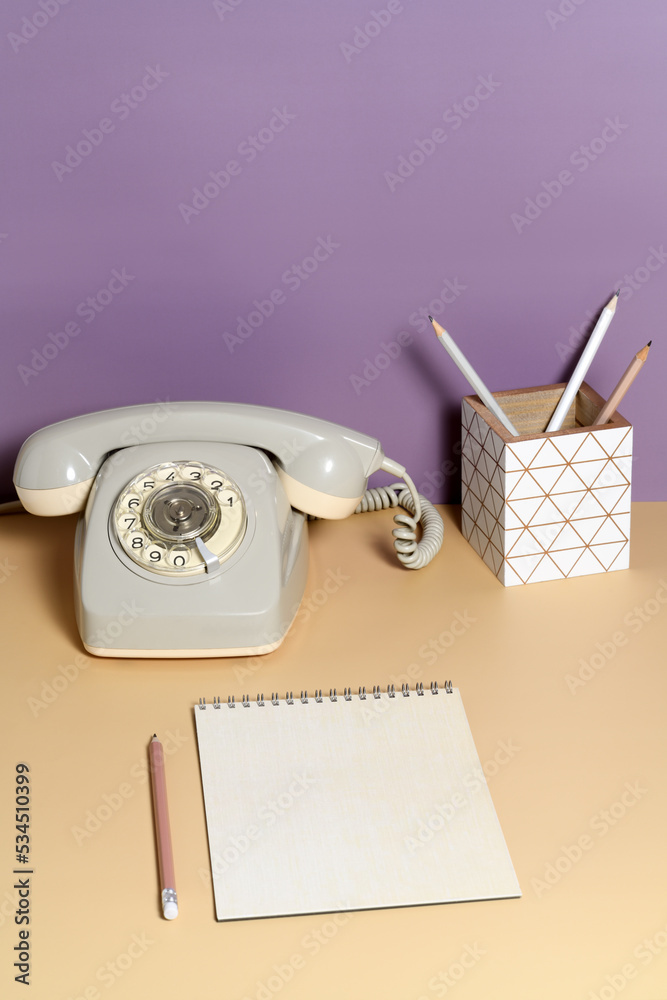 Vintage office background Stock Photo Adobe Stock