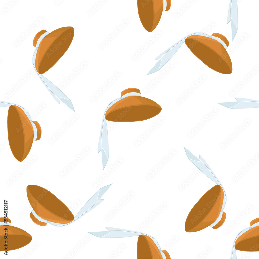 Naklejka premium pattern women sun hats, beautiful caps