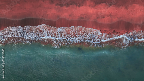 Beautiful aerial view of sa...