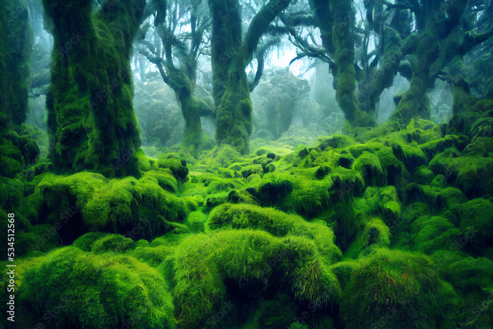 Fototapeta premium Mossy Forest 
