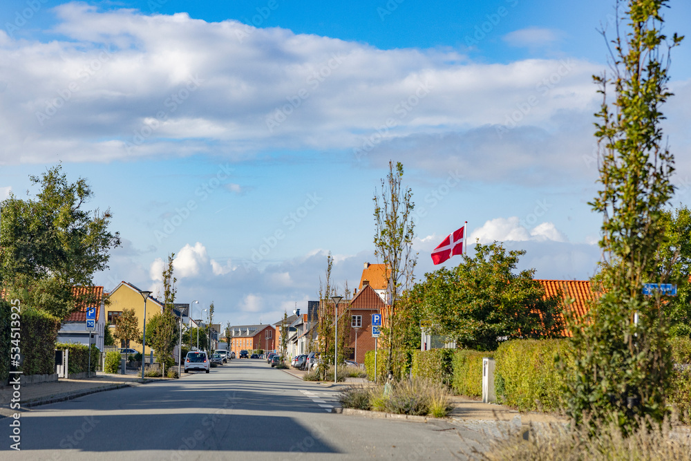 Part of Glyngøre village in Limfjorden,Denmark,Europe
