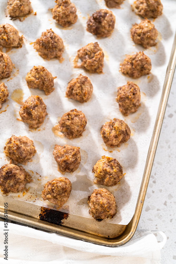 Oven Baked Meatballs Oven Baked Meatballs