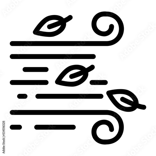 windy line icon