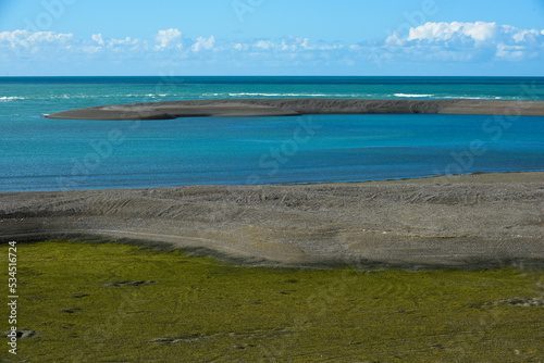 Caleta Valdes nature reserve landscape, in Peninsula Valdes, Unesco World Heritage Site, Patagonia Argentina