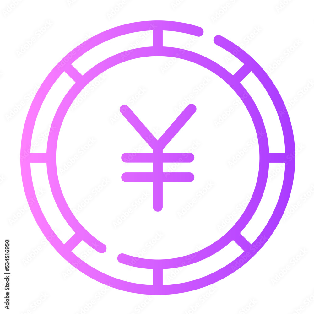 Fototapeta premium Flat Gradient gradient icon