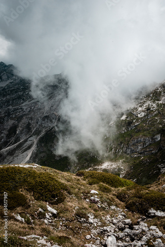 Italian alps landscape in s...