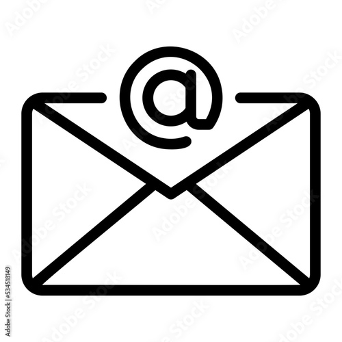 email line icon
