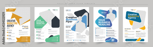 Flyer Template, abstract Flyer Brochure Template Design, vector catalog layout  template, poster, flyer