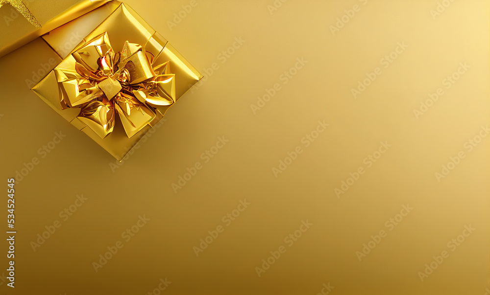 Golden christmas background Golden christmas background