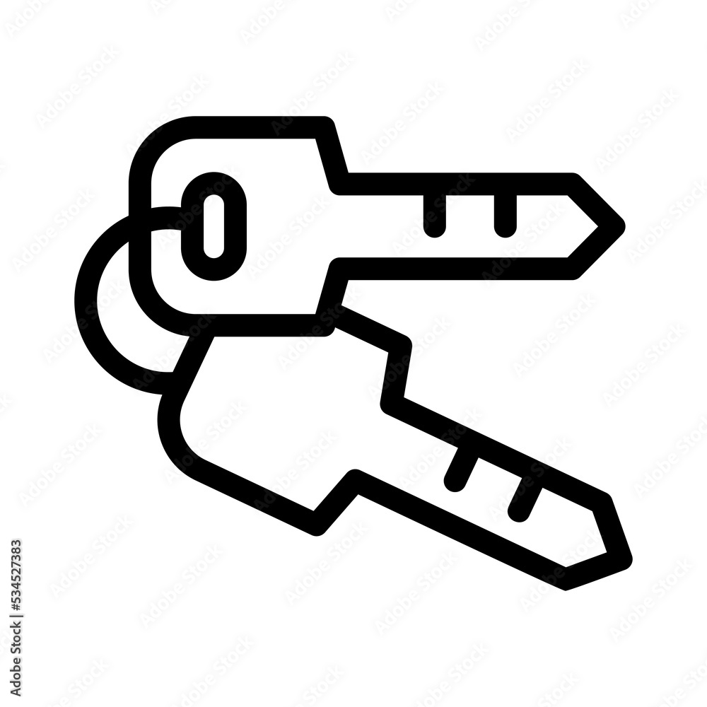 keys line icon illustration vector graphic keys line icon illustration vector graphic
