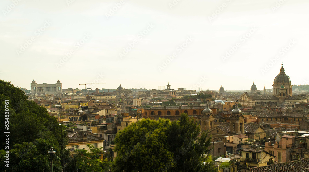 View of the city of Rome, Rome, Italy.