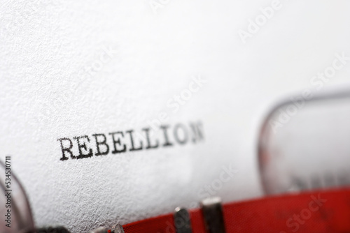 Rebellion concept view
