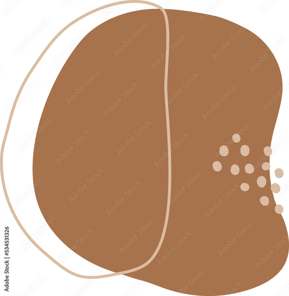Abstract Organic Shape Vector Illustration Abstract Organic Shape Vector Illustration