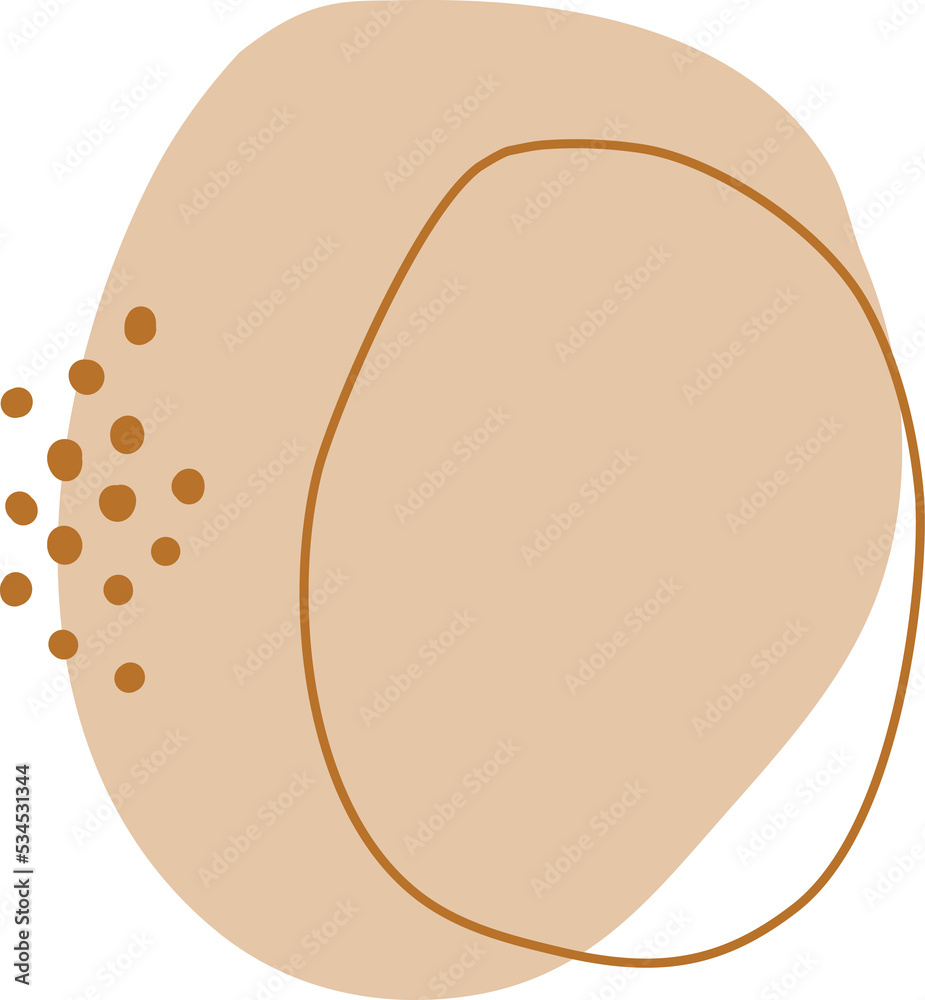 Abstract Organic Shape Vector Illustration Abstract Organic Shape Vector Illustration