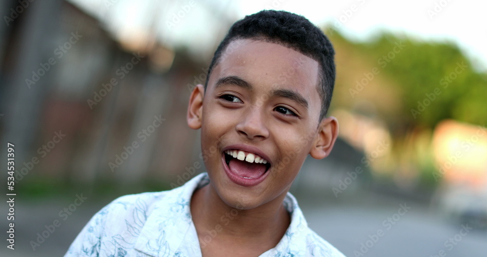 Happy hispanic latin south american child boy smiling Happy hispanic latin south american child boy smiling