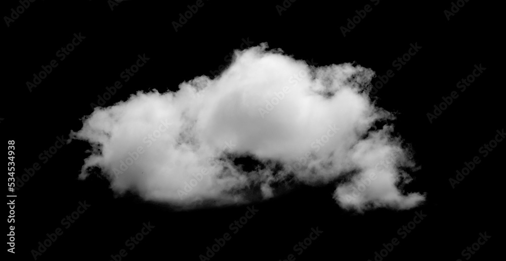 White clouds on black background. White clouds on black background.