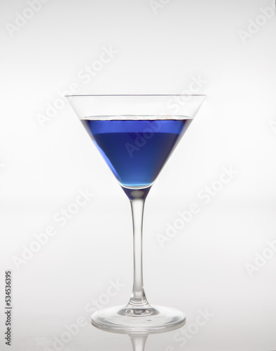 blue martini cocktail