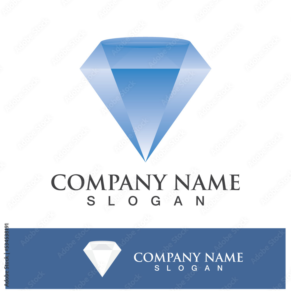 Diamond logo template vector icon Diamond logo template vector icon