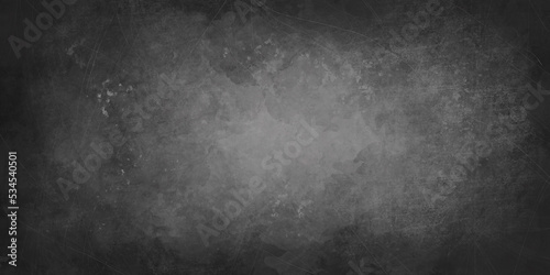 Concrete dark texture background - design banner element © Orkidia